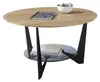 Couchtisch Cadiz rund | Ø70 | Eiche massiv / grau Produktbild-Vorschau 3