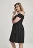Dámské šaty Urban Classics Ladies Smoked Off Shoulder Dress Náhled obrázku produktu 9