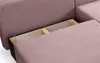 xonox.home Amsterix Schlafsofa L-Form rechts altrosa B/H/T: Produktbild-Vorschau 2