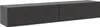 A dark gray, two-door TV stand with a ribbed texture. Produktbild-Vorschau