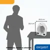 Exquisit HL 32025 we, Elektrický ohrievač s ventilátorom, Náhľad obrázku produktu 17