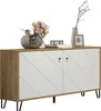 trendteam Wohnen Sideboard Touch Artisan Eiche Melamin/Weiß Produktbild-Vorschau 5