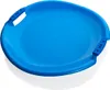 A blue saucer sled on a white and gray background. Náhled obrázku produktu