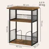 VASAGLE Plattenspieler Regal, HiFi Rack mit Schallplatten Produktbild-Vorschau 8