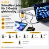 65W GaN 3-in-1 Ladegerät USB-C mit einziehbarem Kabel 65cm, Produktbild-Vorschau 4