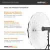 WALIMEX Parapluie Reflex noir/blanc, 180cm Voir les images du produit 3