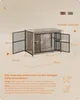 Feandrea Hundekäfig Möbel, Hundebox, moderne Hundehütte Produktbild-Vorschau 7
