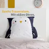 Kinder Bettwäsche Set 135x200 80x80 cm süße Pinguin Produktbild-Vorschau 3