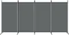 A four-panel room divider or screen, set up and standing vertically. Voir les images du produit