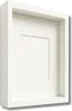 A white shadow box frame with a matted opening. Anteprima dell’immagine prodotto