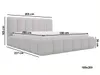 GrainGold Polsterbett Cloud 180x200 cm - Bett 180x200, Produktbild-Vorschau 8