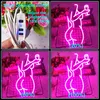 Lady Back Neon Schild Rosa Frau Neon Lichter Sexy mädels Produktbild-Vorschau 6
