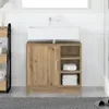 Waschbecken-Schrank Artisan Eiche 63x29x55 cm Produktbild-Vorschau 1