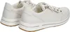 A pair of cream-colored leather sneakers shown from a side-rear angle against a white background. Náhled obrázku produktu