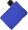 A blue washcloth hanging from a hook. Produktbild-Vorschau