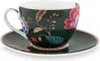 PIP STUDIO Fantasy Green Cappuccino Tasse mit Untertasse Produktbild-Vorschau 2