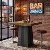 Tribesigns Rechthoekige barkruk, 80 cm, bistrotafel met Productafbeelding-voorbeeld 5