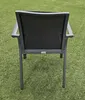 7-tlg. Alu Gartenmöbel Set anthrazit ausziehbarer Tisch mit Produktbild-Vorschau 9