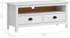 Mobile TV Hill White 110x40x47 cm in legno di pino Anteprima dell’immagine prodotto 7