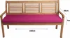 Cuscino per panca da giardino 160x60x7 rosa, Cuscino da Anteprima dell’immagine prodotto 3