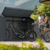 osoltus Gerätehaus Fahrradgarage Fahrradbox Anthrazit 200 x Produktbild-Vorschau 2