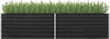 vidaXL Lit surélevé de jardin Anthracite 320 x 80 x 77 cm Voir les images du produit 9