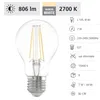 Eglo 110003 LED E27 Leuchtmittel 1x7W Ø60mm warmweiss Produktbild-Vorschau 4