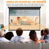 HOMCOM 84-Zoll 4:3 4K HD Motorisierte und elektrische Produktbild-Vorschau 4