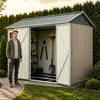 Geräteschuppen Gerätehaus Metall Gartenhaus Satteldach Produktbild-Vorschau 9