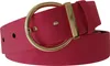 Damen Velours Samt Gürtel Wildleder-Optik Rind Leder 30643 Produktbild-Vorschau 3
