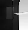 LED Spiegelschrank 40x60 cm, Alukorpus schwarz matt, 2 Produktbild-Vorschau 3
