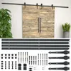 Set di ferramenta per porte scorrevoli 2x183 cm acciaio Anteprima dell’immagine prodotto 2