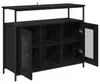 vidaXL Kredens o wyglądzie czarnego dębu 100 x 35 x 80 cm Podgląd zdjęcia produktu 5