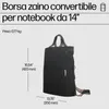 HP 14 Convertible Laptop Backpack Tote Voir les images du produit 3