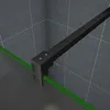 AICA walk in dusche 90X200cm Milchglas Duschwand 10mm NANO Produktbild-Vorschau 3