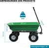 Wiltec Gartenwagen mit Kippfunktion bis 240 kg, Handwagen Produktbild-Vorschau 7