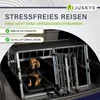 Juskys Alu Hunde-Transportbox L-X - 89x70x51 cm – Auto Produktbild-Vorschau 6