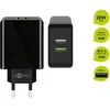 Dual-USB Schnellladegerät USB/QC3.0 28W (schwarz) Produktbild-Vorschau 9