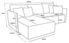 FURMEB24 L-formiges Polstersofa Lino, mit Schlaffunktion, Produktbild-Vorschau 7
