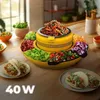 Cecotec ingredienti riscaldamento macchina de Tacos Taco Anteprima dell’immagine prodotto 5