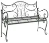 vidaXL Tuinbank, 2 zitplaatsen, 114 x 56,5 x 90 cm, staal, Productafbeelding-voorbeeld 1