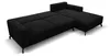 VENASI Ecksofa mit Schlaffunktion Aspen, Schwarz Cordstoff, Produktbild-Vorschau 5