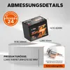 24V 50Ah LiFePO4 Batterie mit Bluetooth für 100lb Produktbild-Vorschau 3