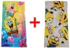 SpongeBob Schwammkopf und Minions Stuart Carl Strandtuch Produktbild-Vorschau 1