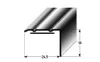 PROVISTON | Winkelprofil | Aluminium eloxiert | Schwarz | Produktbild-Vorschau 3