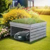 Garage pour robot tondeuse Hortus, bois, toit végétalisable Voir les images du produit 7