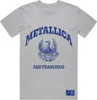 Metallica Uni T-Shirt: College Crest Produktbild-Vorschau 1