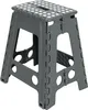 Klapphocker / Tritthocker, 29x22x45 cm, anthrazit-weiß Produktbild-Vorschau 1