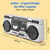 MEDION P66538 Kassettenrecorder (Retro Ghettoblaster mit Produktbild-Vorschau 8