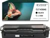 A toner cartridge box with a chameleon image and product details, and the toner cartridge itself. Produktbild-Vorschau